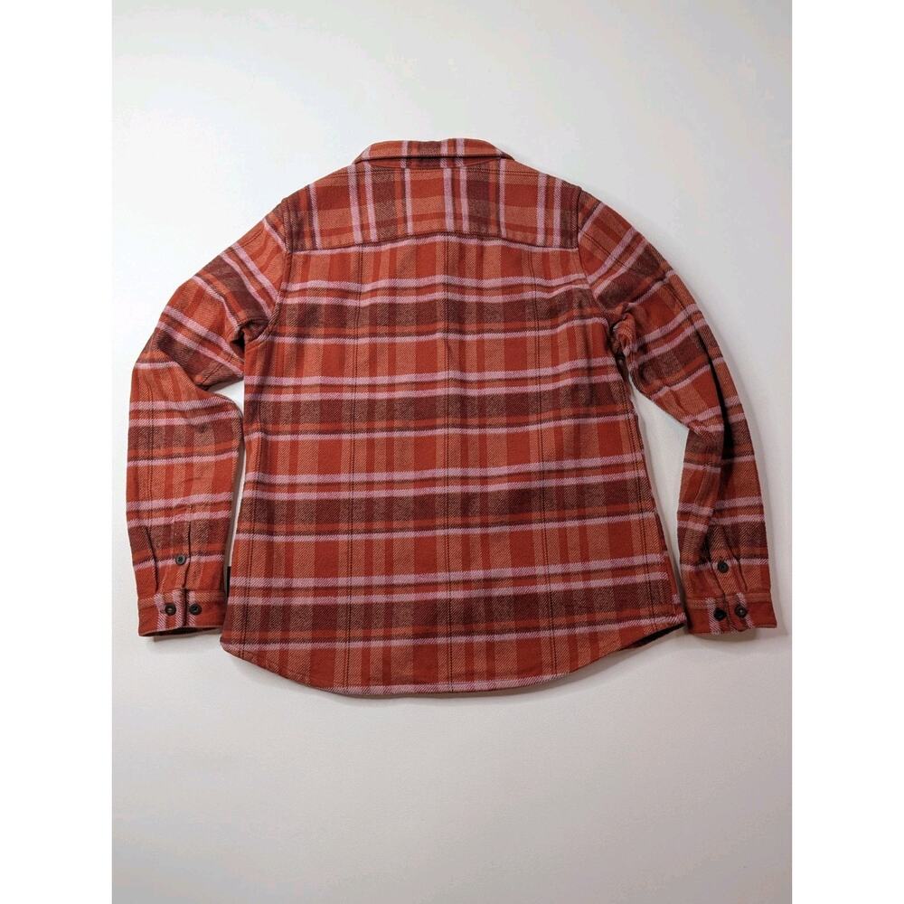 Cotopaxi Organic Mero Flannel Shirt in Spice Orange Woman Size M - Picture 12 of 13